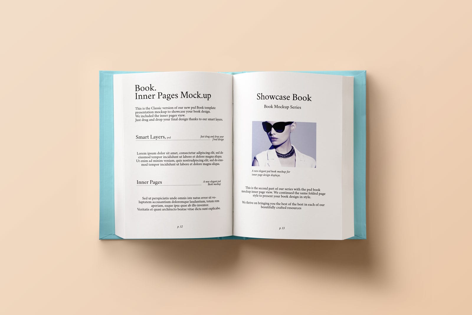 Hard Book Mockup